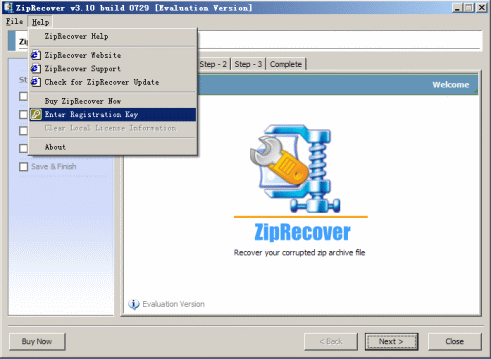 repair zip file guide 1